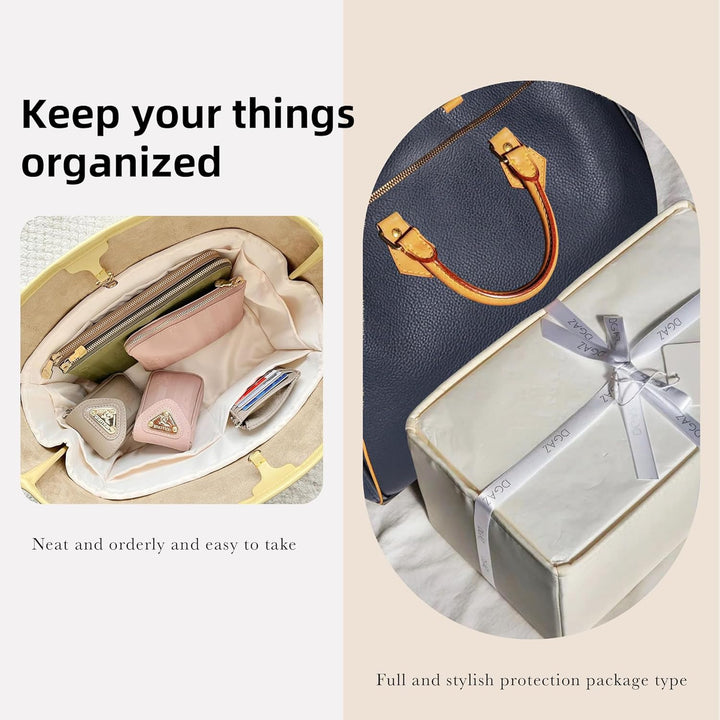 DGAZ Handtasche Tasche Organizer, Seide Innentaschen für LV Speedy Nano/20/25/30/35/40/45 Tasche, Le