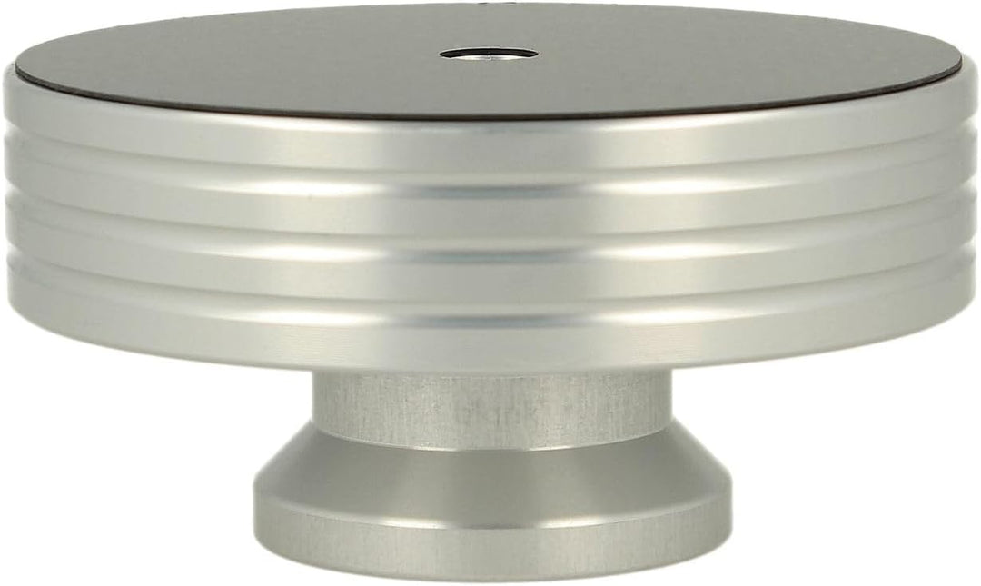 _blank #023si | Stabilisator für Schallplattenspieler | Auflagefläche und Griffeinlage aus Kohlefase