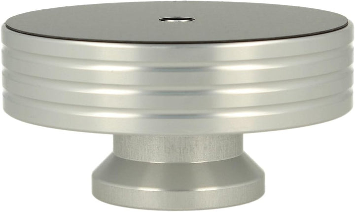 _blank #023si | Stabilisator für Schallplattenspieler | Auflagefläche und Griffeinlage aus Kohlefase