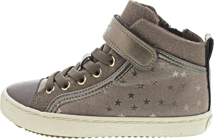 Geox Mädchen J Kalispera Girl I Sneakers 24 EU Smoke Grey, 24 EU Smoke Grey