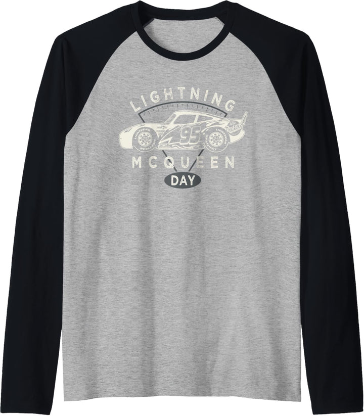 Disney and Pixar's Cars 95 Profile Lightning McQueen Day Raglan