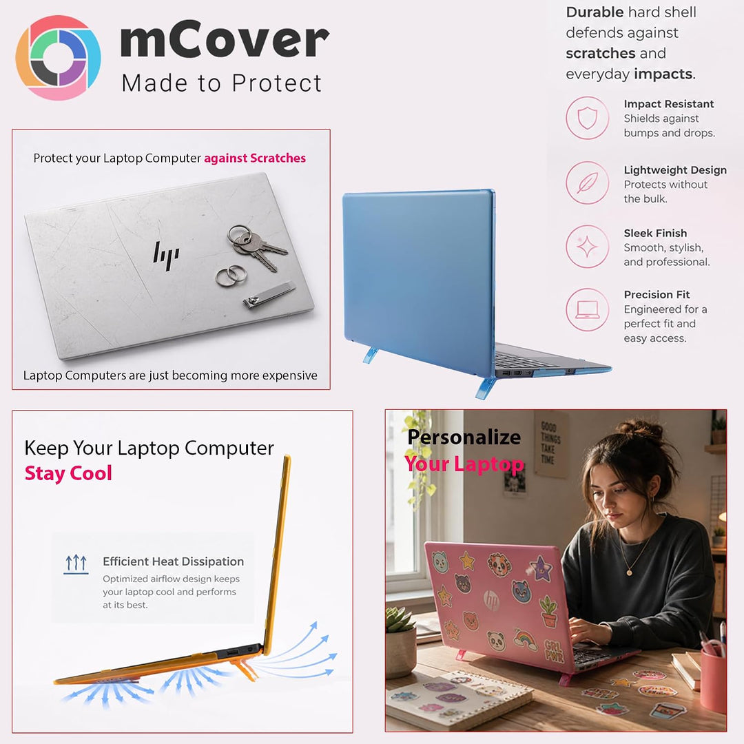 mCover Hartschalenhülle kompatibel mit 2021 15 Zoll HP ProBook 450/455 G8/G9 Und HP EliteBook 650 G8