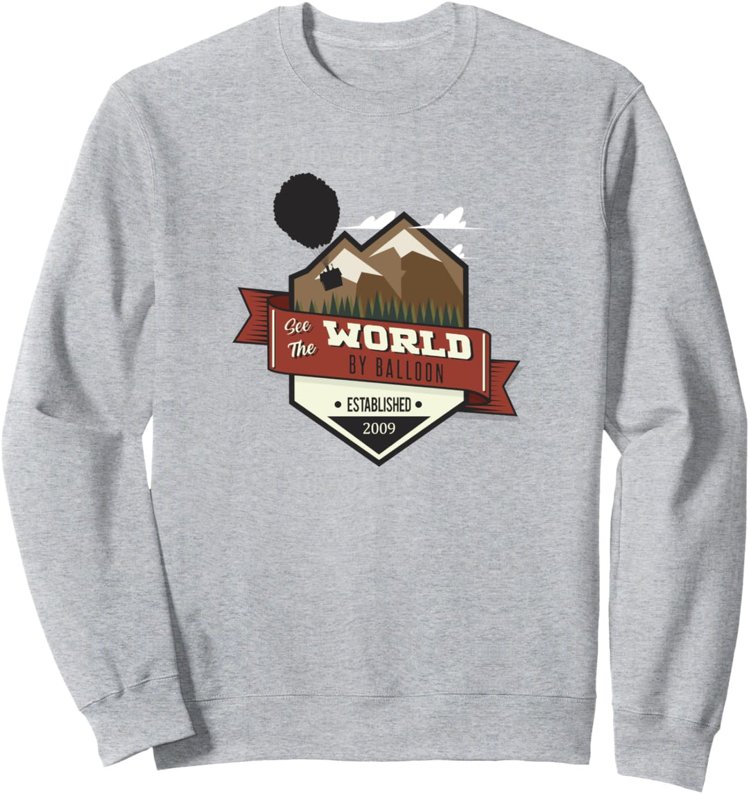 Disney Pixar Up See The World By Balloon Sweatshirt