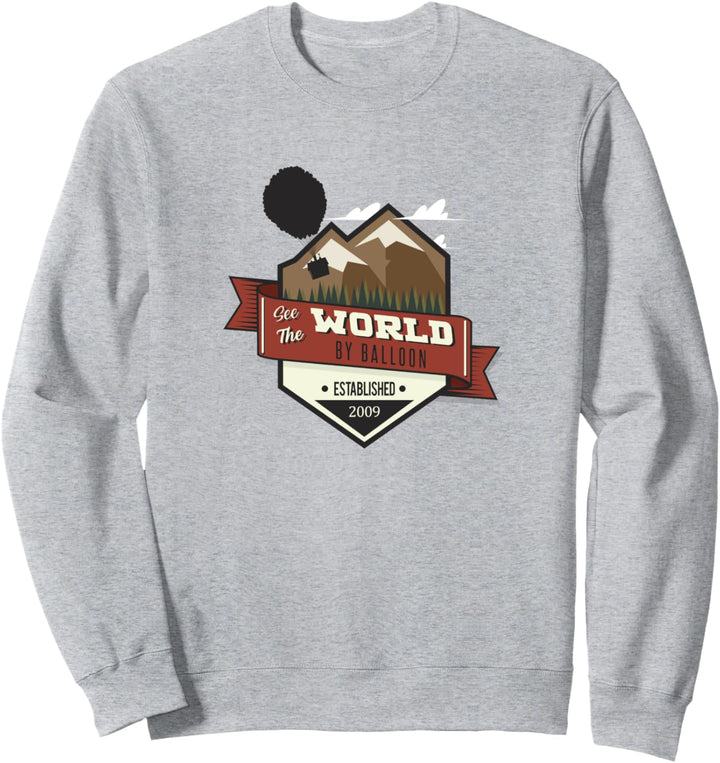 Disney Pixar Up See The World By Balloon Sweatshirt