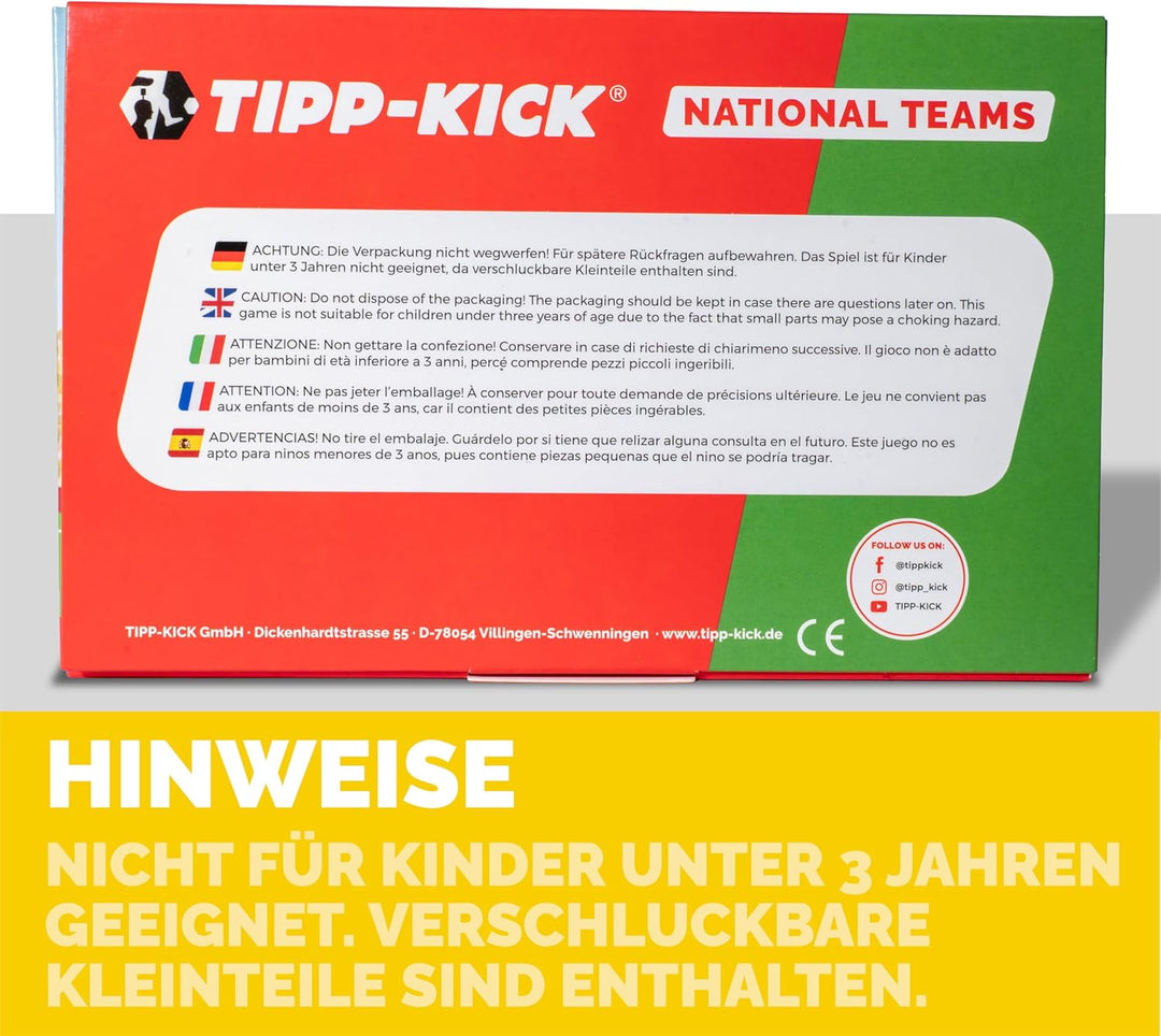TIPP-KICK Brasilien-Box I Original Set Brasilien-Star-Kicker & Brasilien-Soundchip in der Torwandbox