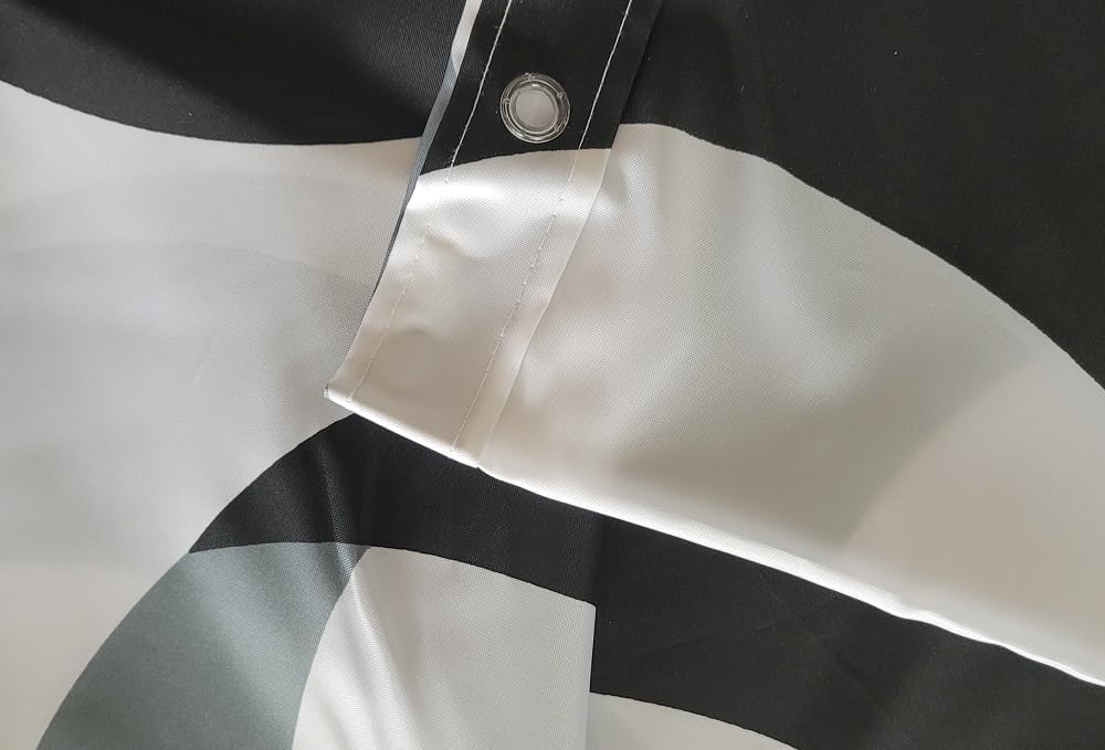 Spirella Anti-Schimmel Duschvorhang Rings Anti-Bakteriell, waschbar, wasserdicht Polyester 180x200cm