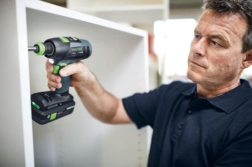 Festool Akku-Bohrschrauber T 18+3 HPC 4,0 I-Plus (mit Akkupacks BP 18 Li 4,0, Schnellladegerät, Werk