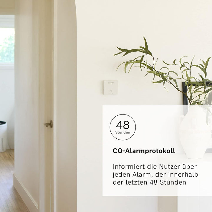 Der CO-Melder D-CO von Bosch - Einfach zu installierendes Kohlenmonoxid-Warngerät mit Memory-Modus u