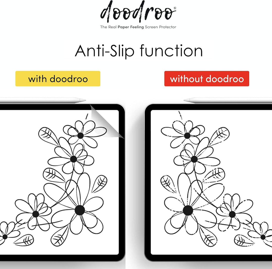 doodroo - Schutzfolie mit echtem Papiereffekt und Anti-reflex für BOOX Nova3 / 3 Color - Schützender
