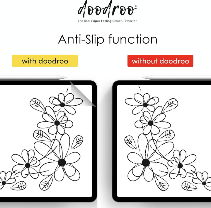 doodroo - Schutzfolie mit echtem Papiereffekt und Anti-reflex für BOOX Nova3 / 3 Color - Schützender