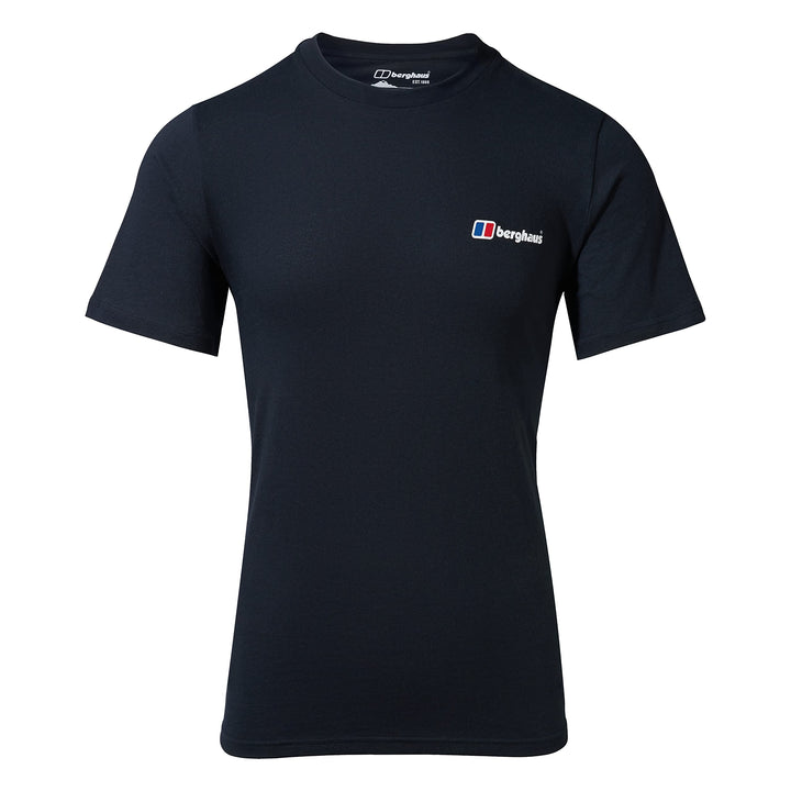 Organic T-Shirt mit klassischem Logo auf Vorder- und Rückseite M Schwarz, M Schwarz