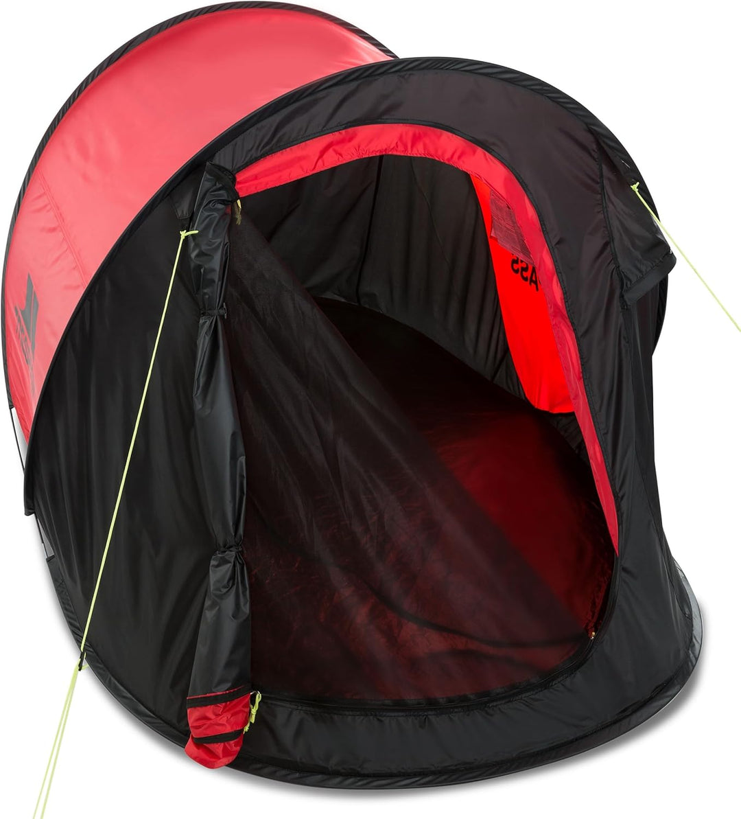Trespass Swift Pop-Up-Zelt für 2 Personen F/S Red/Black, F/S Red/Black