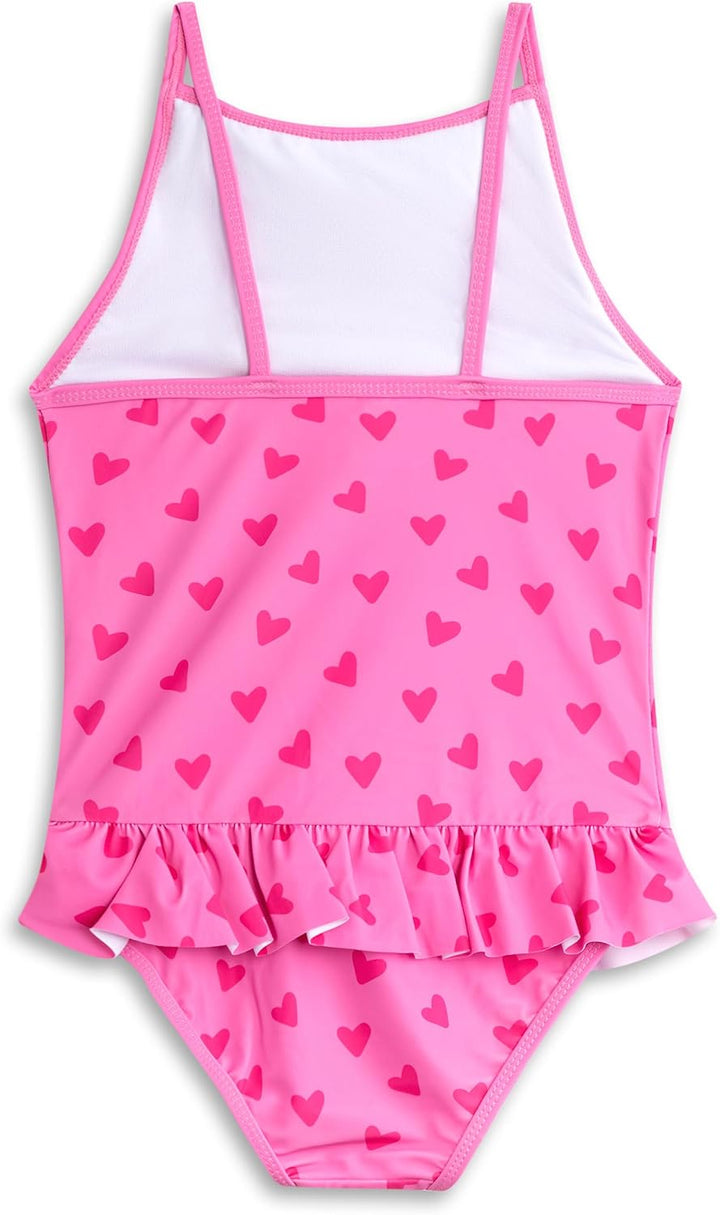 Peppa Pig Girls Badeanzug &amp; Kapuzenhandtuch Poncho Set 3-4 Jahre Rosa, 3-4 Jahre Rosa