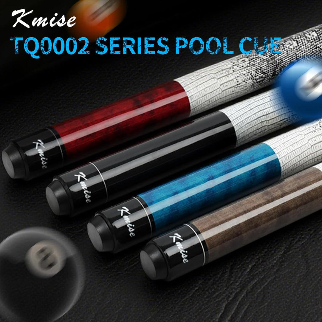 Kmise Billardqueue, 4er-Set, 147,7 cm, kanadisches Hartahornholz, 510-595 g Gewichtsoptionen, profes