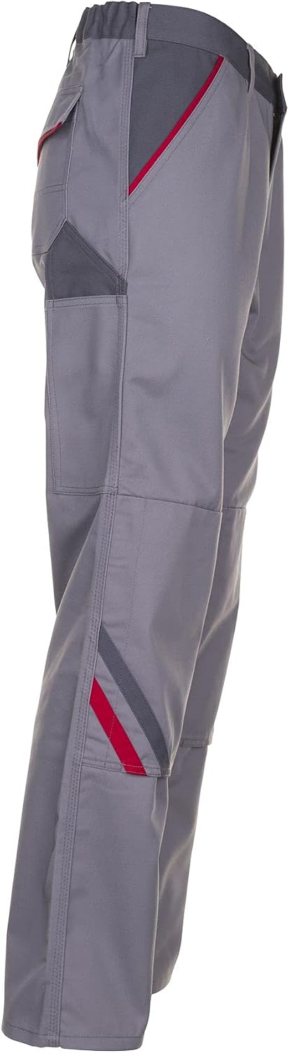 Planam Highline Herren Bundhose Zink Schiefer rot Modell 2321, Grösse 25 Zink/Schiefer/Rot 25, Zink/