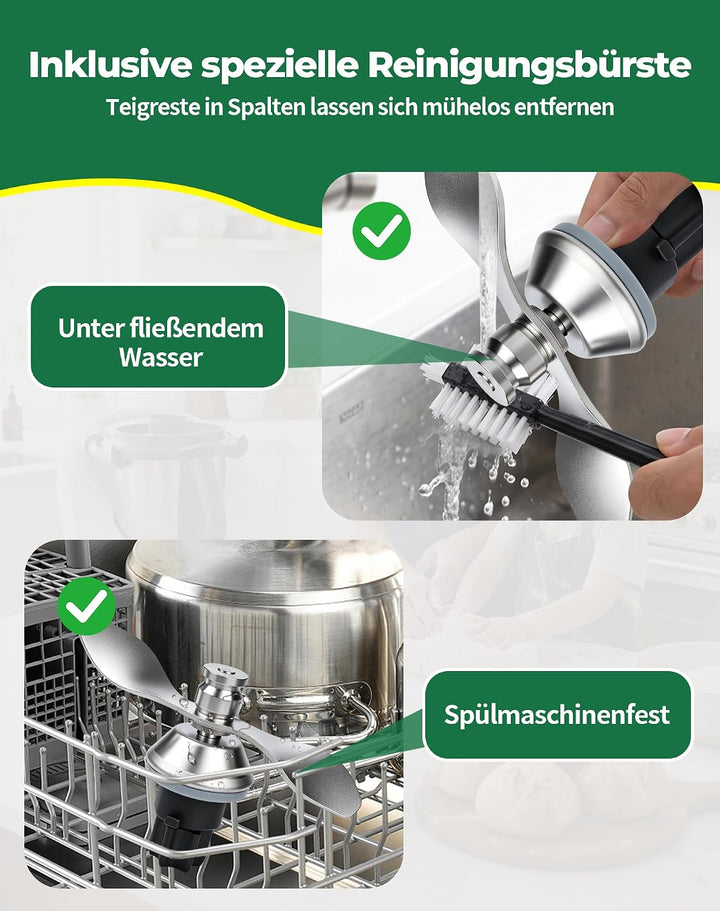 Teigmesser für Thermomix TM31 Knetmesser Mixmesser für Vorwerk Zubehör