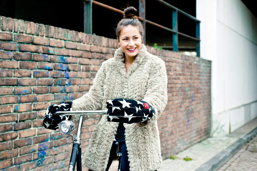 Lenkerhandschuhe WOBS Stars Black & White