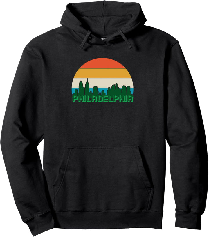 Besuchen Sie Philadelphia Souvenir Art Skyline Von Pullover Hoodie