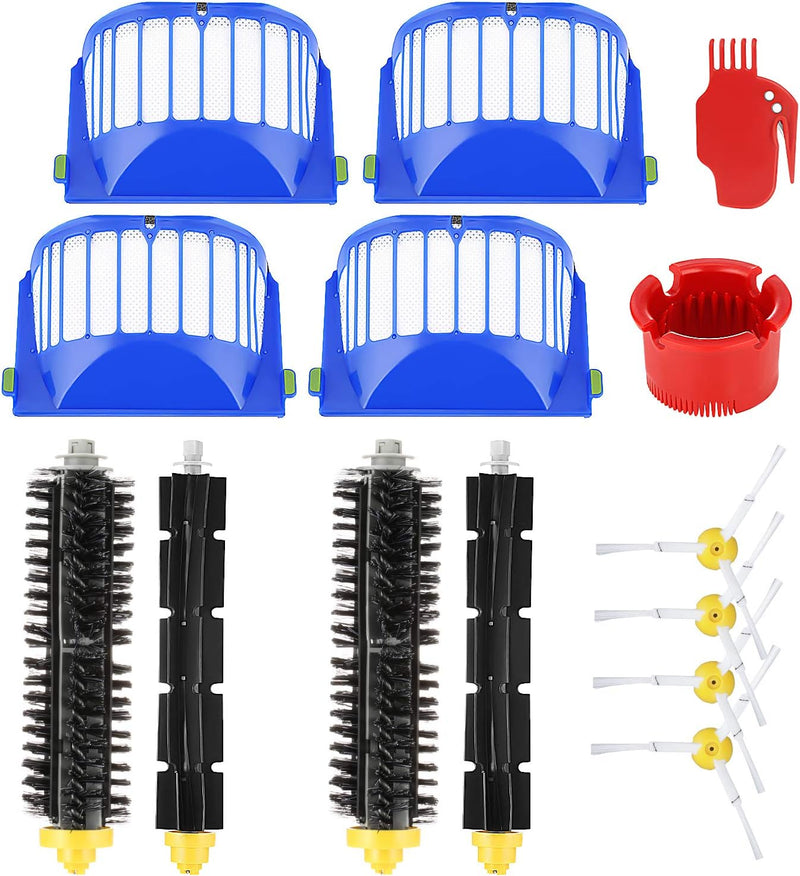 Isincer 14Pcs Ersatzteile für iRobot roomba 600 Serie 605 615 616 620 621 630 635 650 652 660 665 68