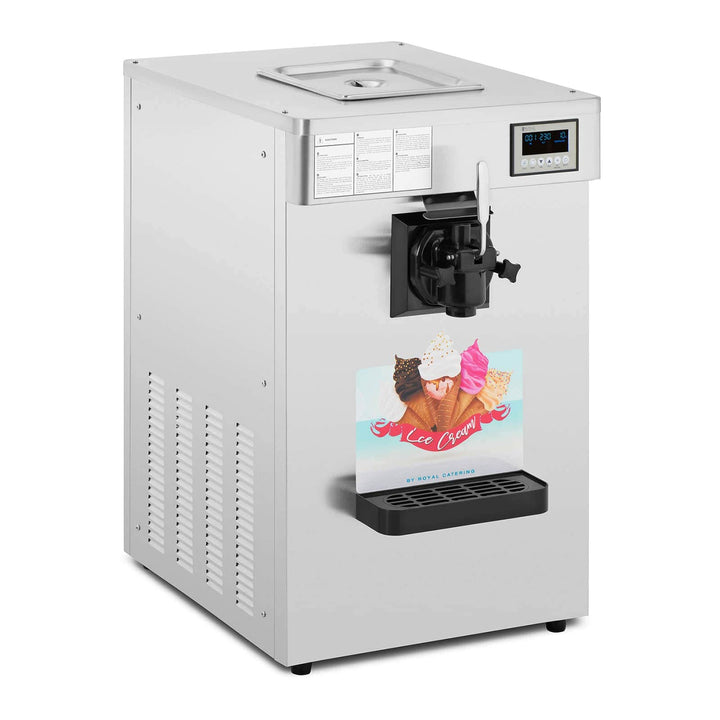 Royal Catering Softeismaschine 1290 W 18 l/h Behälter: 10 l 1 Geschmacksrichtung Softeismaschine Gas