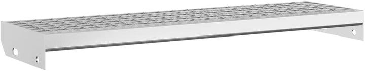 Sufrk Roststufe 80x24x7cm Verzinkter Stahl, Premium Stahltreppe Verstellbar Verzinkt & Silber Pulver