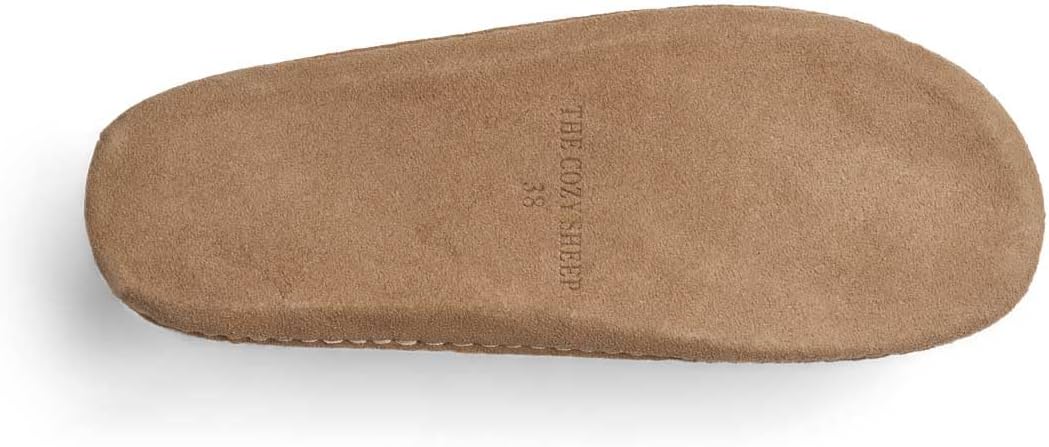 THE COZY SHEEP Filzpantoffeln mit Ledersohle 36 EU Dunkelgrau, 36 EU Dunkelgrau