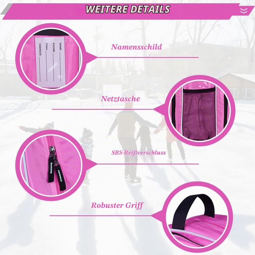 Inliner Tasche, Skischuhtasche Kinder, Rollschuhe Tasche, Tasche für Inliner, Eislauf Inliner Tasche