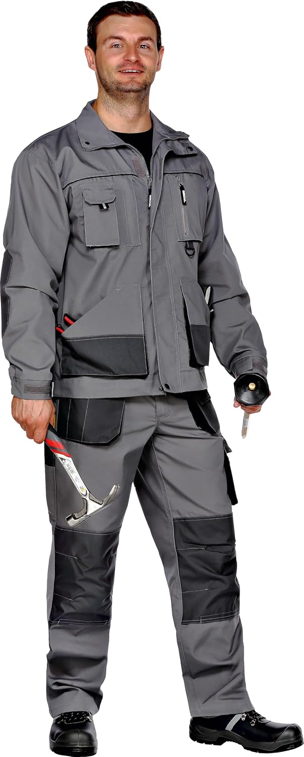 TRIUSO Power Arbeitsbundhose 270g/m² in grau 50 Grau, 50 Grau