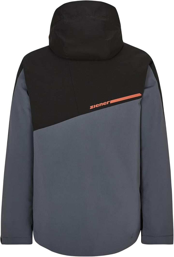 Ziener Herren Timpa Ski-Jacke/Snowboard-Jacke | atmungsaktiv, wasserdicht (1er Pack) 52 ombre, 52 om