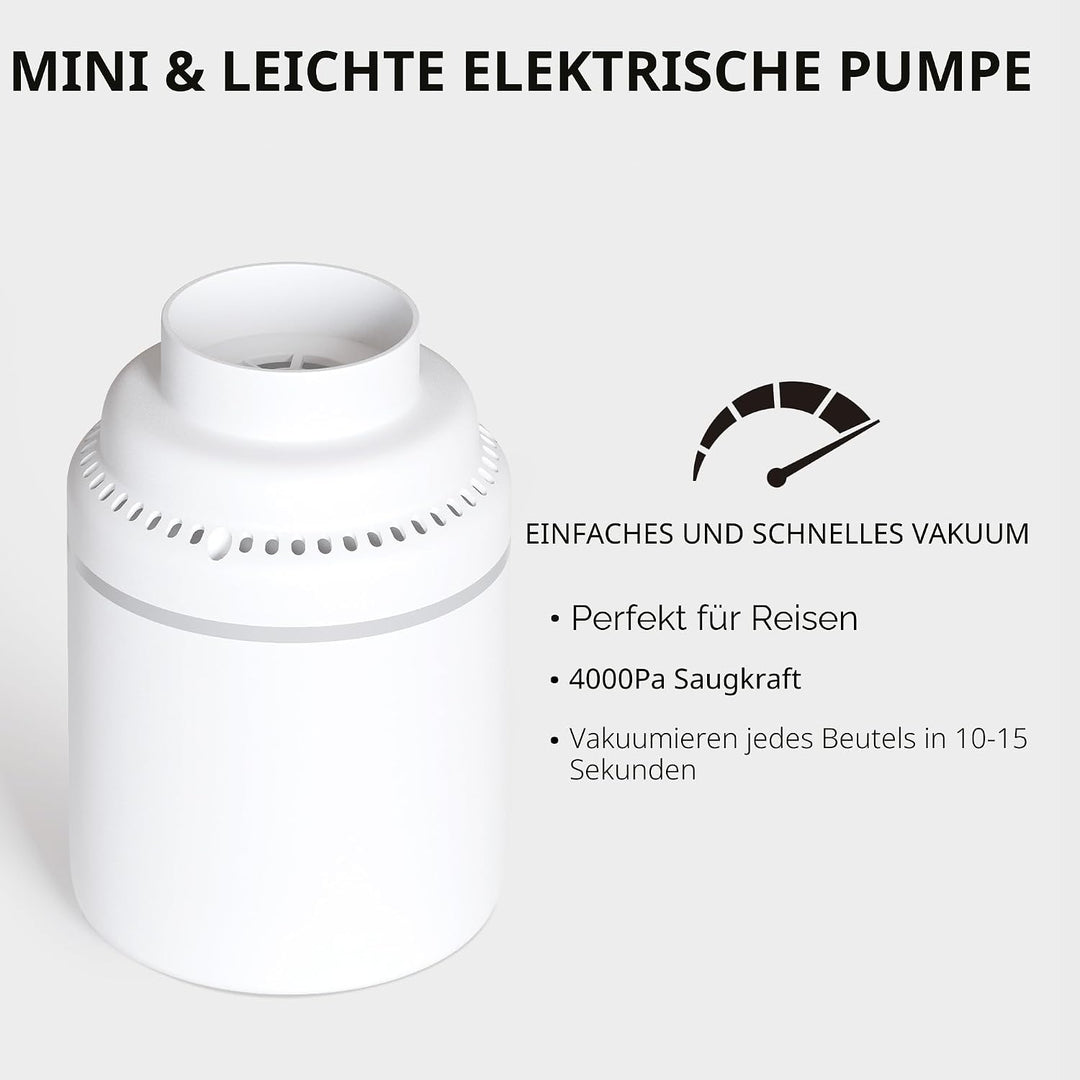 Vakuum-Aufbewahrungsbeutel, 10 Jumbo-Beutel mit elektrischer Pumpe, 10 Jumbo-Reisekleidung, platzspa