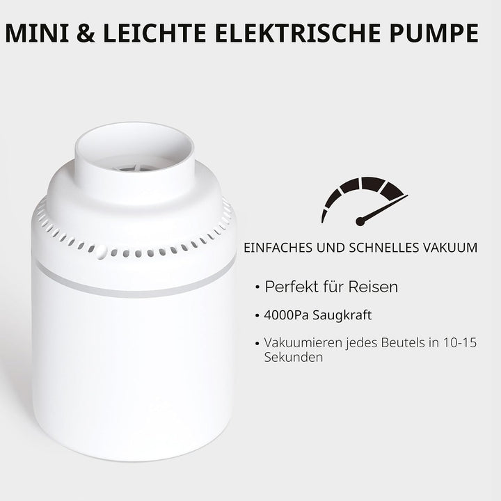 Vakuum-Aufbewahrungsbeutel, 10 Jumbo-Beutel mit elektrischer Pumpe, 10 Jumbo-Reisekleidung, platzspa