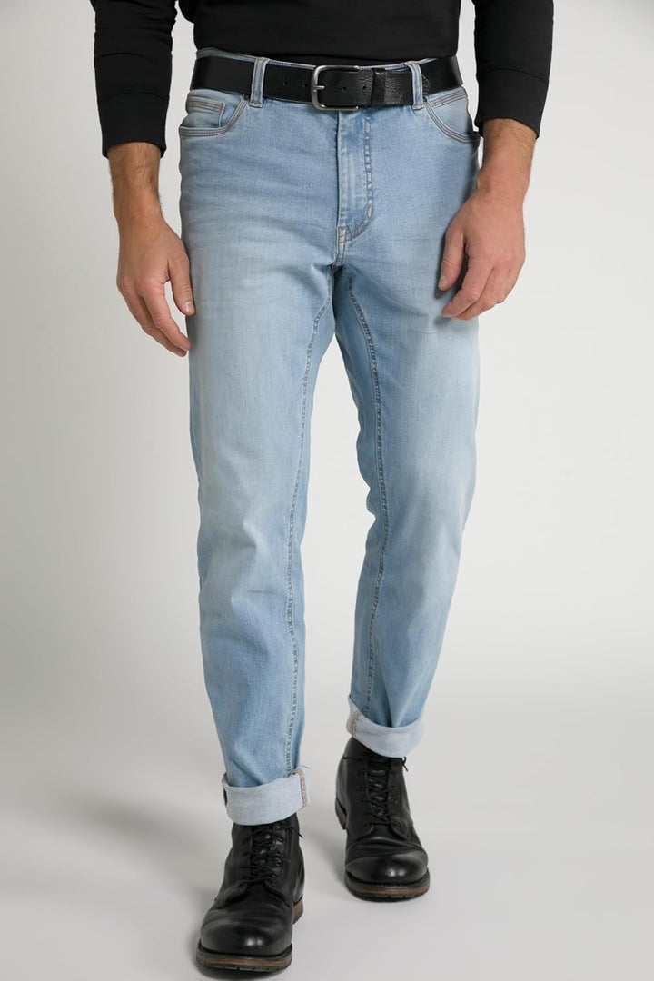 JP 1880 Herren grosse Grössen Übergrössen Menswear L-8XL Jeans, FLEXNAMIC®, Denim, Straight Fit, bis