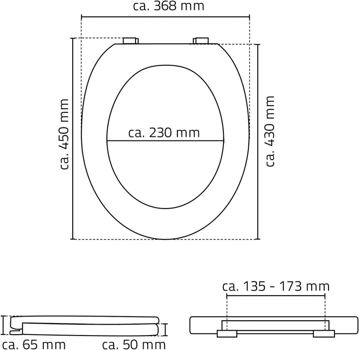 RIDDER WC-Sitzerhöhung Top mit Soft-Close weiss, Top