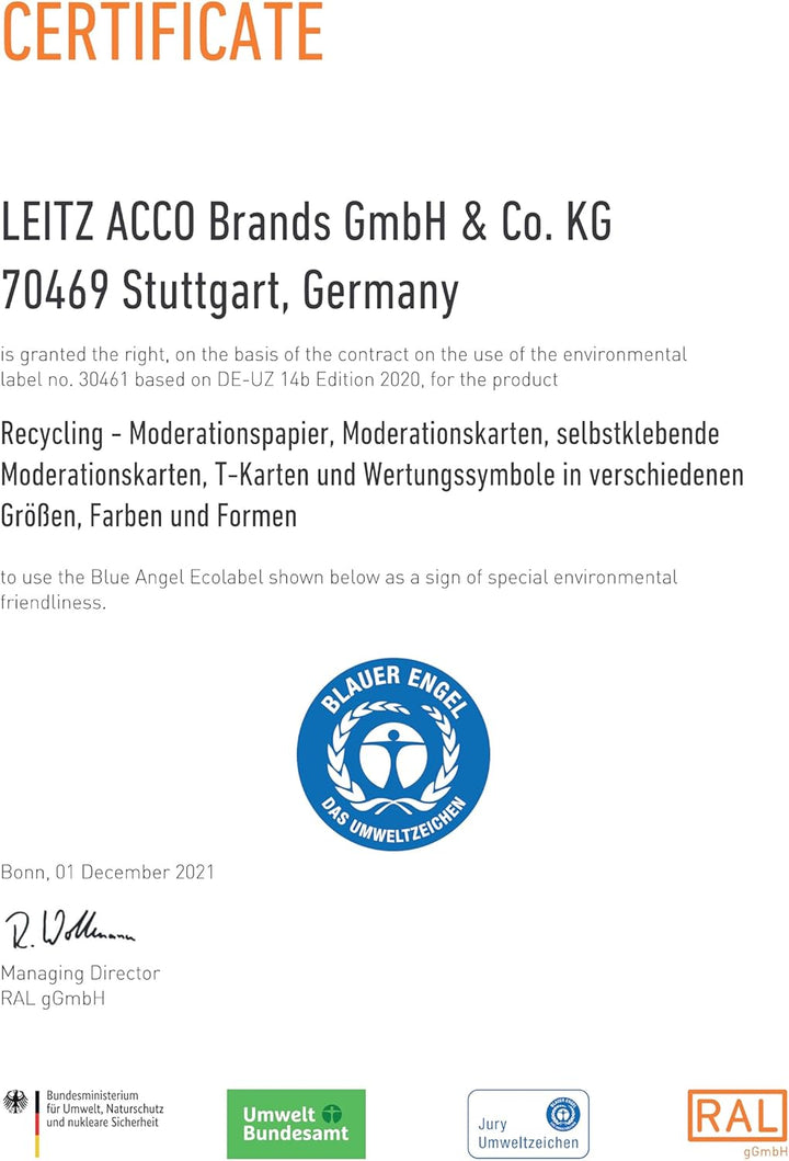 FRANKEN Moderationskarten Kreis mittel, 140 mm, 500 Stück, Präsentationskarten ideal für Meetings, T