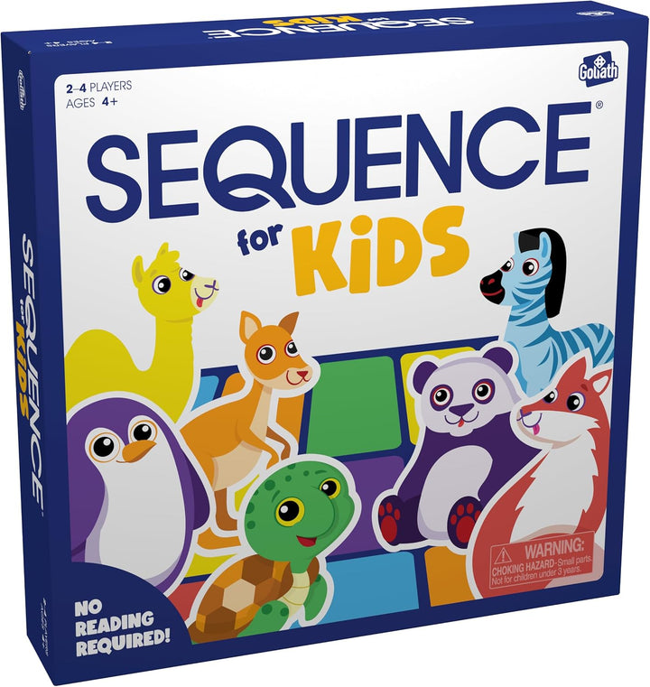 Sequence for Kids – Das Strategiespiel Kein Lesen erforderlich von Jax, Mehrfarbig, 27,9 cm (2–4 Spi
