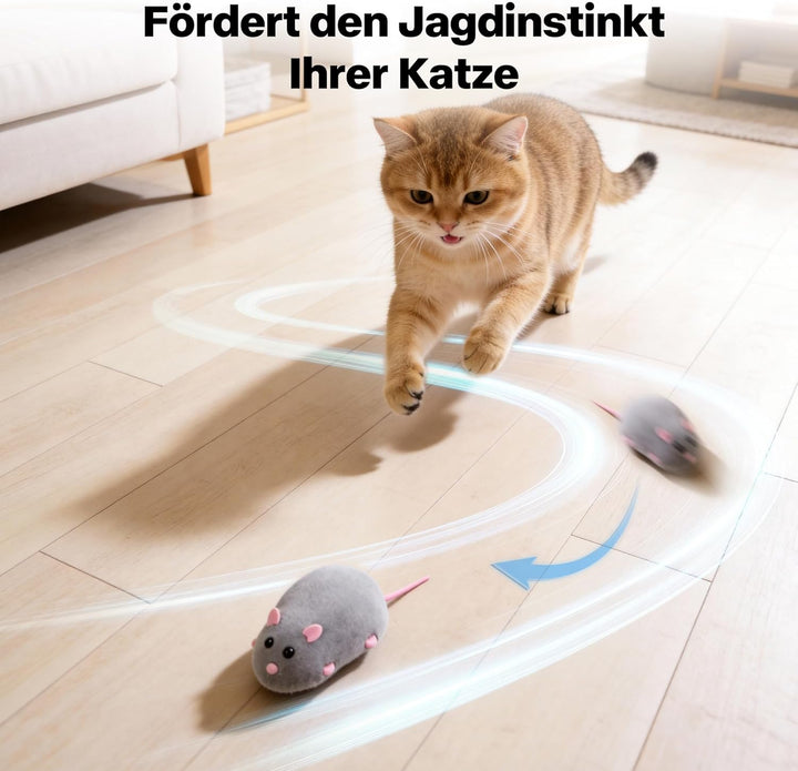 Pet Prime Katze Spielmaus, automatisch Maus für Katzen, interaktives Spielzeug für Katze, elektrisch