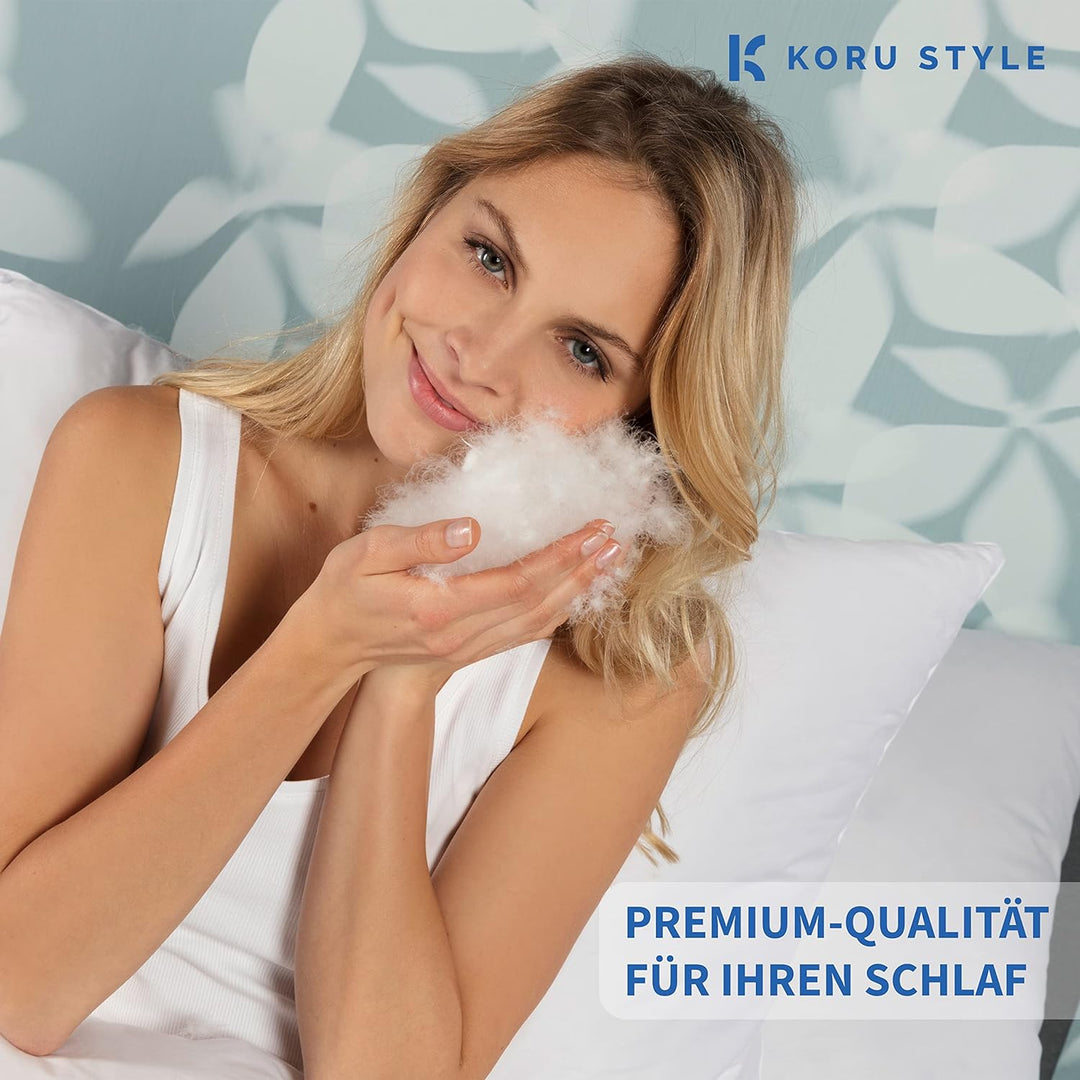Koru Style Premium Daunen Bettdecke 135x200 cm – 100% Daunen – Winterdecke 135x200 cm – Daunendecke