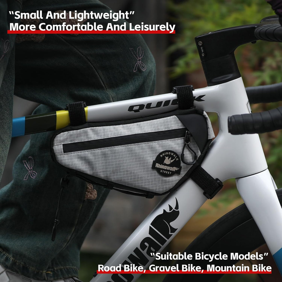 UPANBIKE Dreieck Fahrrad Rahmentasche, Wasserdicht leichte Oberrohrtaschen, Fahrradzubehör, Polyeste