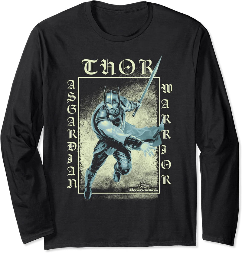 Marvel Thor: Ragnarok Asgardian Warrior Poster Langarmshirt