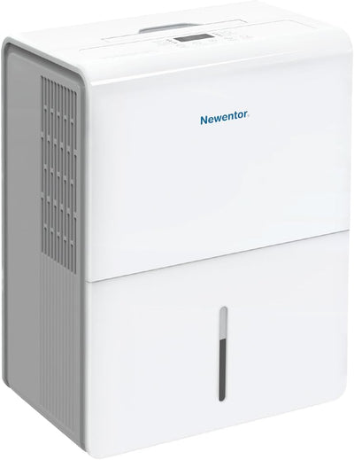 Newentor Luftentfeuchter 25L/24h, Für 215m³/80m² Räume - 3 fache Geräuschreduktion - Stromsparender
