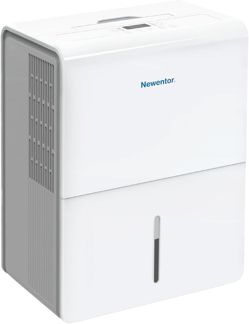 Newentor Luftentfeuchter 25L/24h, Für 215m³/80m² Räume - 3 fache Geräuschreduktion - Stromsparender