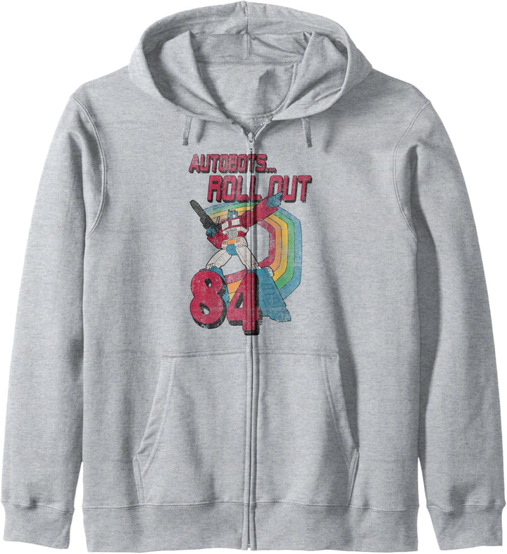 Transformers Autobots Retro Roll Out 84 Rainbow Stripe Kapuzenjacke