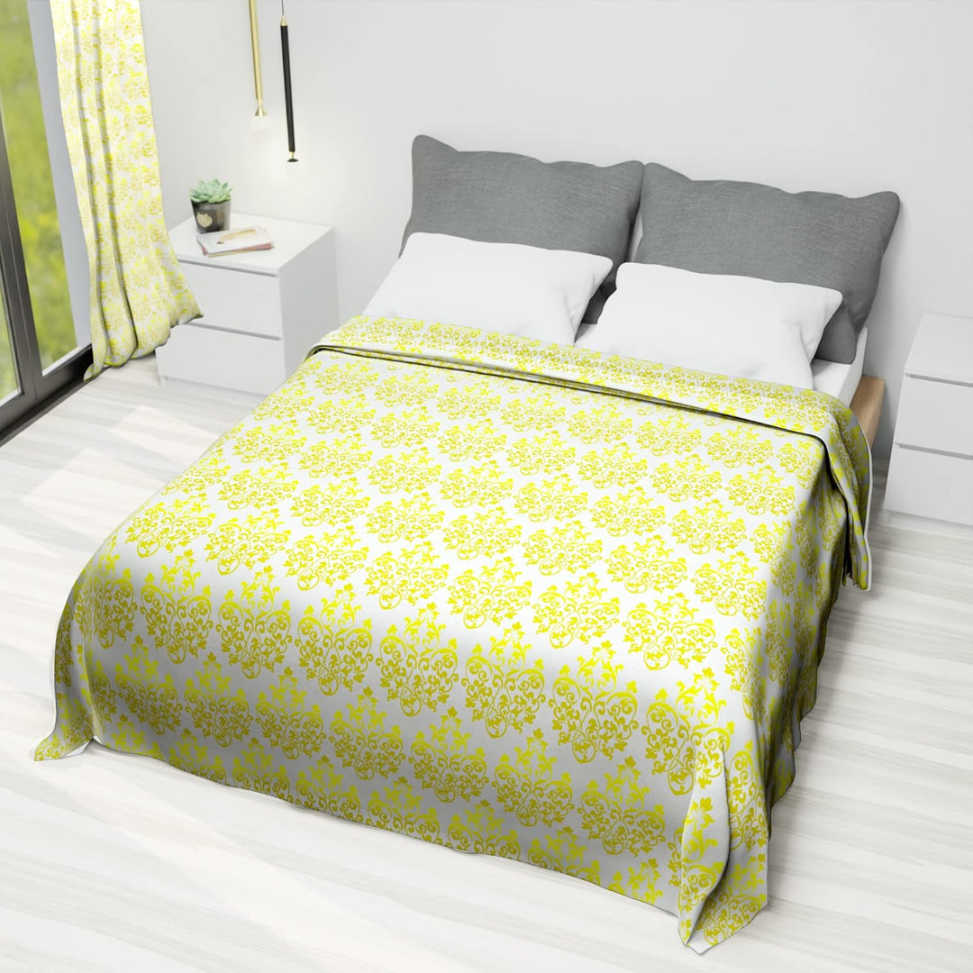 Byour3 - Wohndecke 100% Reine Baumwolle Doppelbett Einzelbett Queen Size Bettdecke Bettüberwurf Somm