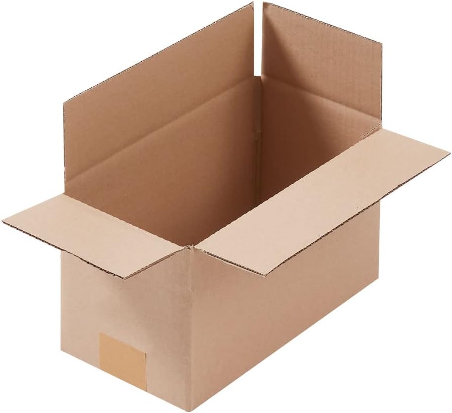 200 Faltkartons 240 x 130 x 130 mm, Verpackung Versand Schachtel aus Wellpappe Karton Kiste Postvers
