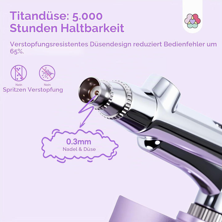 SAVILAND Fortschrittliche Airbrush für Nägel: Grenzenlose Kreativität Beim Nail Art&amp;Perfekte Ergebni