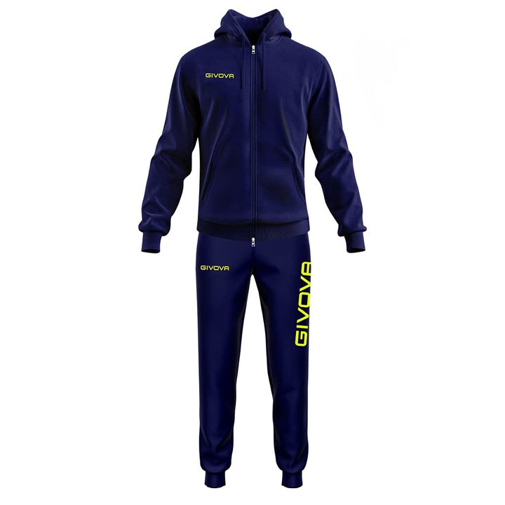 Givova Anzug King Overall 3XL blau/gelb fluo, 3XL blau/gelb fluo