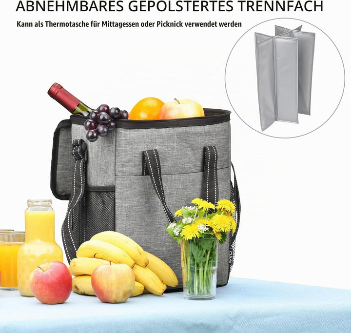 Kato Tirrinia Flaschentasche 6 Flaschen Wein Kühltasche Flasche Kühltaschen, Weintasche Kühltaschen