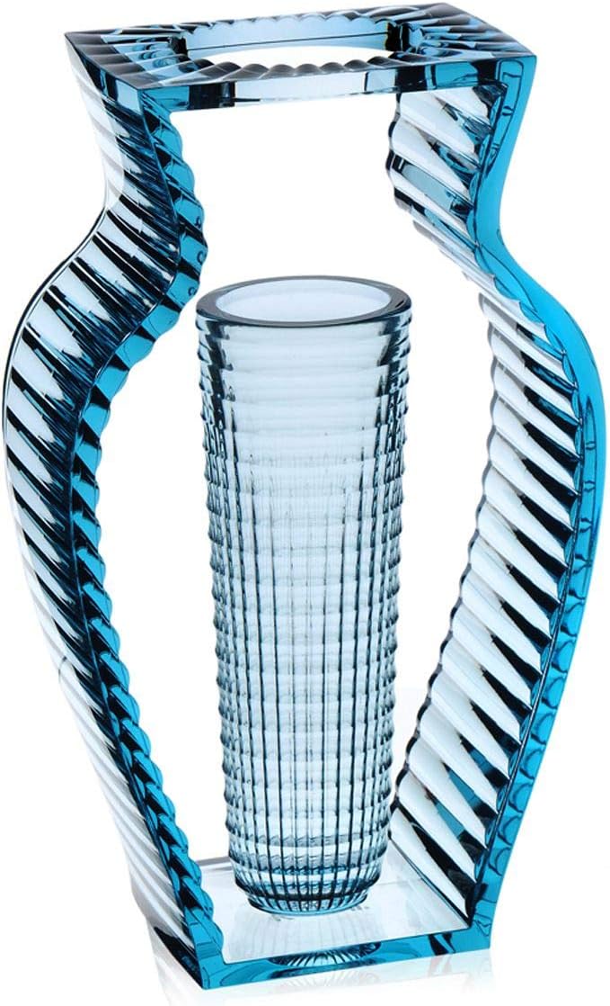 Kartell I Shine, Vasen, Blau Blau Transparent, Blau Transparent