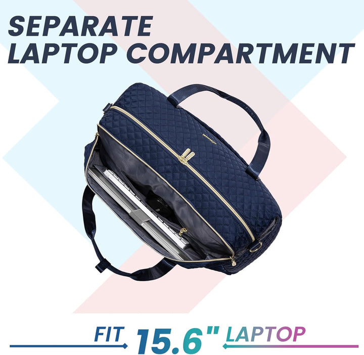 LOVEVOOK Reisetasche Damen Sporttasche Gross mit Laptopfach Weekender Handgepäck Tasche Gym Bag Trav