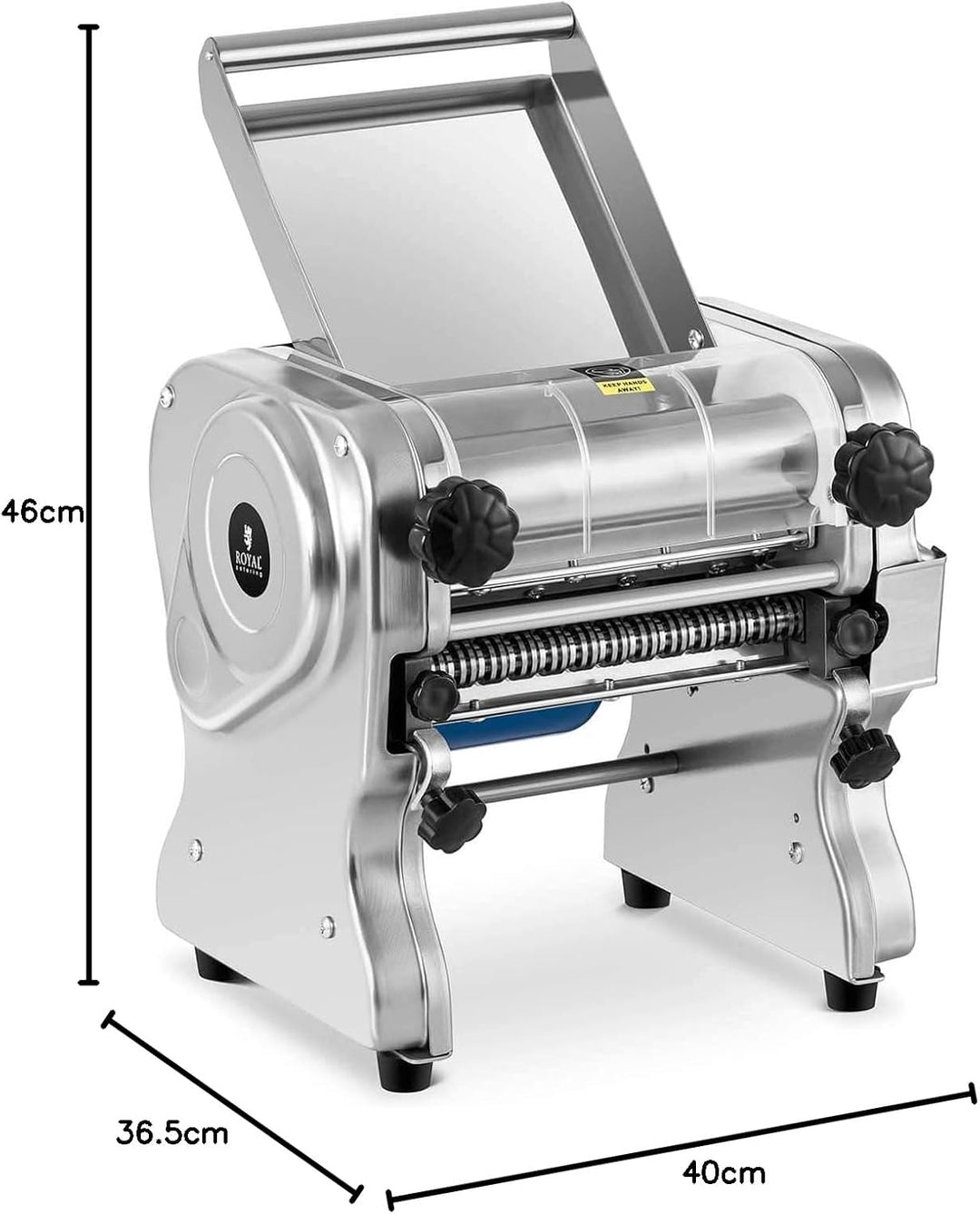 Royal Catering RC- EPM220 Nudelmaschine 22 cm 1 bis 14 mm elektrisch Pastamaschine